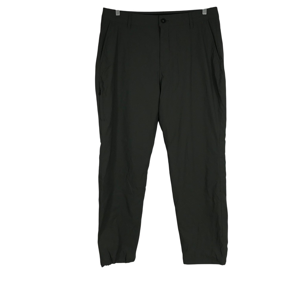 Gerry Mens Venture Pants Dark Olive Green Lined Hiking Outdoor Trousers 36x32